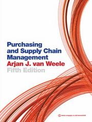 purchasing and supply chain management analysis, strategy, planning and practice 5th edition arjan weele