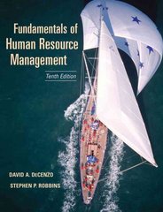 fundamentals of human resource management 10th edition david decenzo, stephen robbins 0470169680,