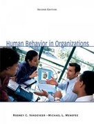 human behavior in organizations 2nd edition rodney vandeveer 0534350291, 978-0534350291