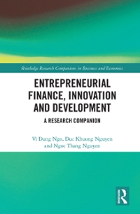 entrepreneurial finance, innovation and development a research companion 1st edition vi dung ngo, duc khuong