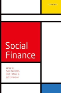 social finance 1st edition alex nicholls, rob paton, jed emerson 0191008699, 9780191008696