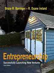 entrepreneurship successfully launching new ventures 3rd edition bruce r barringer, r duane ireland, duane