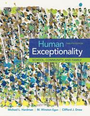 human exceptionality school, community, and family 12th edition michael hardman 1305854888, 9781305854888