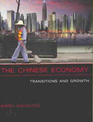 the chinese economy transitions and growth 1st edition barry naughton 0262640643, 9780262640640