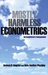 mostly harmless econometrics an empiricist's companion 1st edition joshua angrist 1400829828, 9781400829828