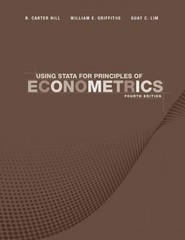 using stata for principles of econometrics 4th edition adkins, lee c adkins, r carter hill 111803208x,