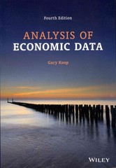 analysis of economic data 4th edition gary koop 1118472535, 9781118472538