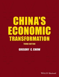 china's economic transformation 3rd edition gregory c chow 1118909933, 9781118909935