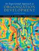 an experiential approach to organization development 7th edition donald harveydonald brown 013144168x,