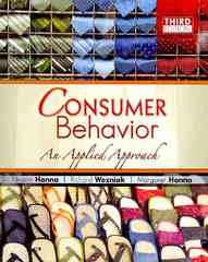 consumer behavior an applied approach 3rd edition nessim hanna, richard wozniak, margaret hanna 0757560342,