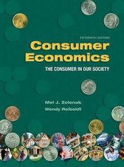 consumer economics the consumer in our society 15th edition mel j zelenak, wendy reiboldt 189087194x,