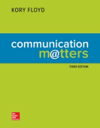 communication matters 3rd edition kory floyd 1259899837, 9781259899836