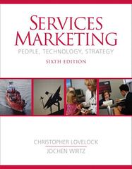 services marketing people, technology, strategy 6th edition christopher h lovelock, jochen wirtz 0131875523,