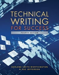 technical writing for success 4th edition darlene smith worthington, sue jefferson 1305948823, 9781305948822