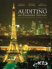 auditing and assurance services an integrated approach 13th edition alvin arens 0136084737, 9780136084730