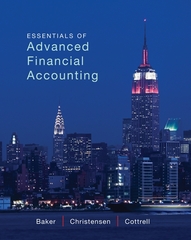 essentials of advanced financial accounting 1st edition richard baker 0078025648, 9780078025648