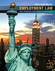 employment law 5th edition john moran 978-0133075229