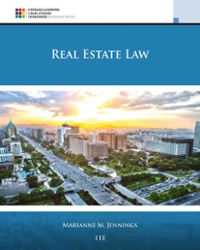 real estate law 11th edition marianne m jennings 1305579917, 9781305579910