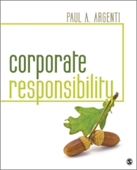 corporate responsibility 1st edition paul a argenti 1483383091, 9781483383095