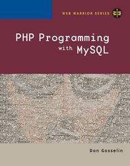 php programming with mysql 1st edition don gosselin 0619216875, 9780619216870