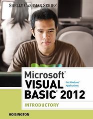 microsoft visual basic 2012 for windows applications 1st edition corinne hoisington 1285197992, 9781285197999