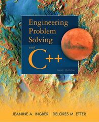 engineering problem solving with c++ 3rd edition delores m etter, jeanine a ingber 0132492652, 9780132492652