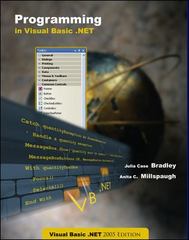 programming in visual basic.net 1st edition julia case bradley, a c millspaugh 007226215x, 9780072262155