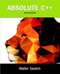 absolute c++ 6th edition walter savitch 0133971198, 9780133971194