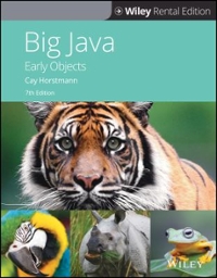 big java, enhanced  early objects 7th edition cay s horstmann 1119499097, 9781119499091
