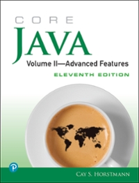 core java, volume ii--advanced features 11th edition cay horstmann 0135167396, 9780135167397