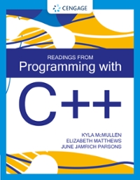 readings from programming with c++ 1st edition kyla mcmullen 035763778x, 9780357637784
