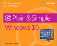 windows 10 plain & simple 1st edition nancy muir boysen 0735698015, 9780735698017