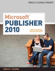 microsoft publisher 2010 1st edition gary b shelly, joy l starks 0538746432, 9780538746434