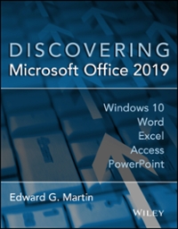 discovering microsoft office 2019 3rd edition edward g martin 1119581052, 9781119581055