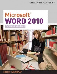 microsoft word 2010 comprehensive 1st edition misty e vermaat, gary b shelly 1439079005, 9781439079003