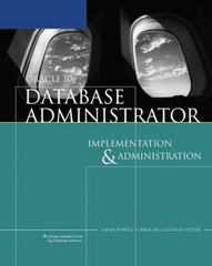oracle 10g database administrator implementation and administration 2nd edition gavin powell, carol
