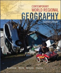 contemporary world regional geography 4th edition michael bradshaw, joseph dymond 0077418514, 9780077418519
