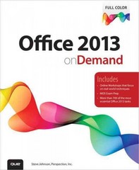 office 2013 on demand 1st edition steve johnson, perspection inc, steve perspection inc 013335296x,