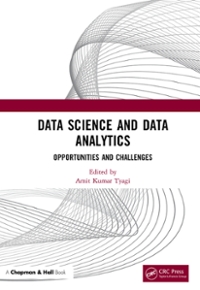 data science and data analytics opportunities and challenges 1st edition amit kumar tyagi 1000423220,
