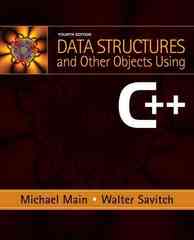 data structures and other objects using c++ 4th edition michael main, walter savitch 0132129485, 9780132129480