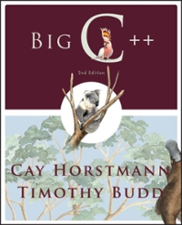 big c++ 2nd edition timothy budd, cay s horstmann 0470383283, 9780470383285