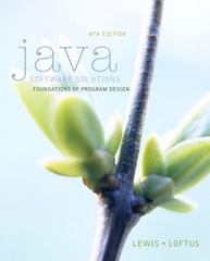 java software solutions 8th edition john lewis, william loftus 0133594955, 9780133594959