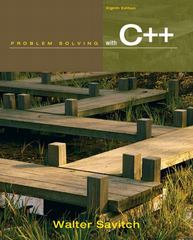 problem solving with c++ 8th edition walter savitch, kenrick mock 0132162733, 9780132162739