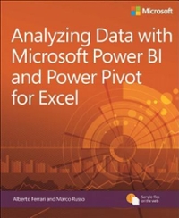 analyzing data with power bi and power pivot for excel 1st edition alberto ferrari, marco russo 1509302824,