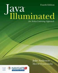java illuminated 4th edition julie anderson, herve j franceschi, hervé j franceschi 1284045315, 9781284045314