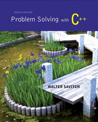 problem solving with c++ 9th edition walter savitch 0133862216, 9780133862218