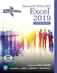 your office microsoft office 365, excel 2019 comprehensive 1st edition amy kinser 0135394724, 9780135394724
