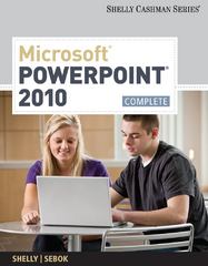 microsoft powerpoint 2010 1st edition gary b shelly, susan l sebok 1439078939, 9781439078938
