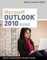 microsoft outlook 2010 1st edition gary b shelly, jill e romanoski 0538475307, 9780538475303