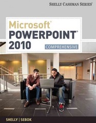 microsoft powerpoint 2010 comprehensive 1st edition gary b shelly, susan l sebok 143907903x, 9781439079034